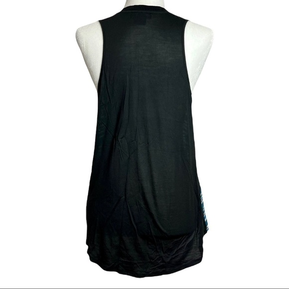 Trouve Tank Top Blue Stripes Size S - Picture 2 of 4